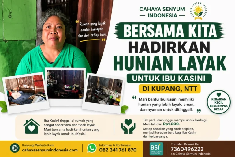 Mari Bantu Hadirkan Hunian Layak untuk Ibu Kasini di Kupang NTT